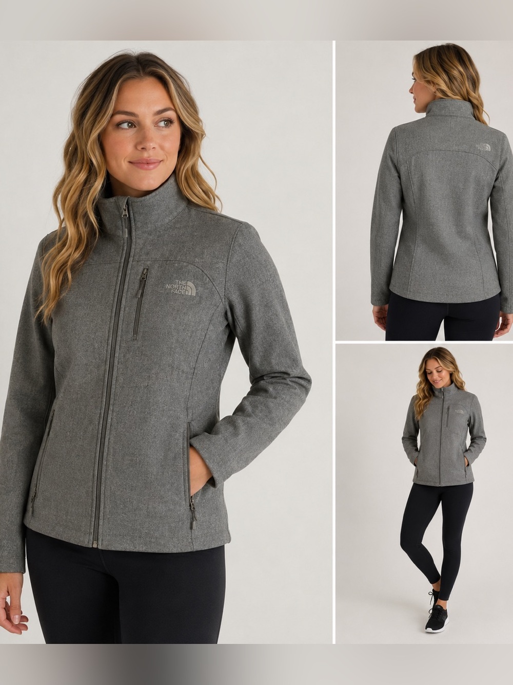 The North Face Women’s WindWall Softshell Jacket M Gray NWOT